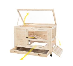 solid wood chicken coop