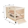 solid wood chicken coop