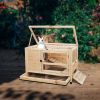 solid wood chicken coop