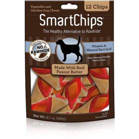 SmartBones SmartChips Dog Chews (Option: Peanut Flavored)