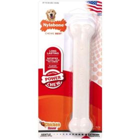 Nylabone Dura Chew Smooth White Dog Bone (Option: Giant (1 Pack))