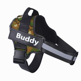 Dog Harness No Pull Reflective Breathable Adjustable Pet (Option: Army Green-XS)