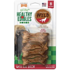 Nylabone Natural Healthy Edibles Wild Bison Chew Treats (Option: Small - 8 pack)