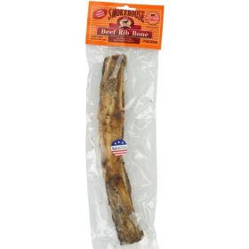 Smokehouse Beef Rib Bone Natural Dog Treat (Option: 12" Long)