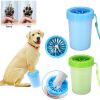 Pet Dog cat Paw Cleaner Cup Outdoor portable Soft Silicone Combs Quickly Wash Foot Cleaning Bucket Pet Foot Wash Tools