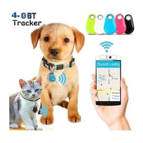 Pet Intelligent Mini Tracker; Anti Loss Tracker Alarm Locator For Dogs & Cats; Wallet Key Tracker; with battery (Color: White)