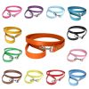 PU Leather Cat Dog Leash Soft Walking Dog Collar Leash Running Training Dog Harness Lead Leash Puppy Pet Small Dog Leash Belt